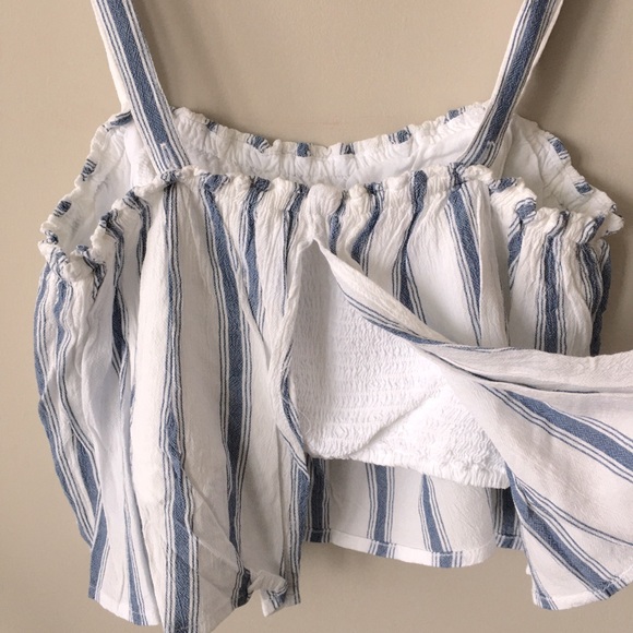 Hollister Striped Crop Tank/Bandeau Top - Picture 3 of 5